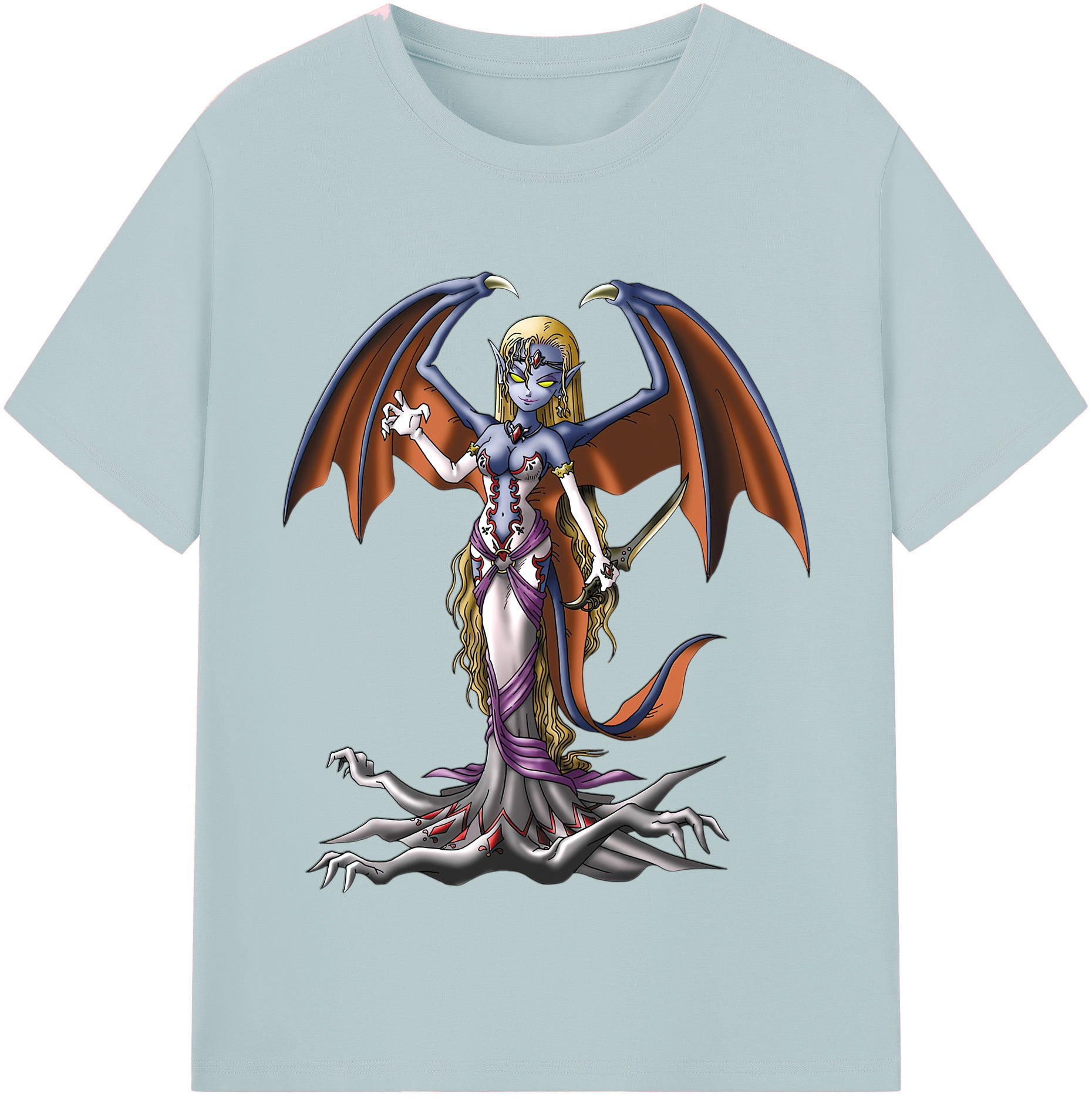 （画像用） ドラゴンクエスト Doragon Kuesuto Dragon Quest 綿100％半袖Tシャツ（フロントプリント）